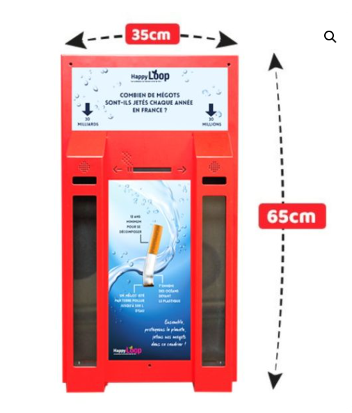 Image d'illustration pour : Cendrier Mégots vote